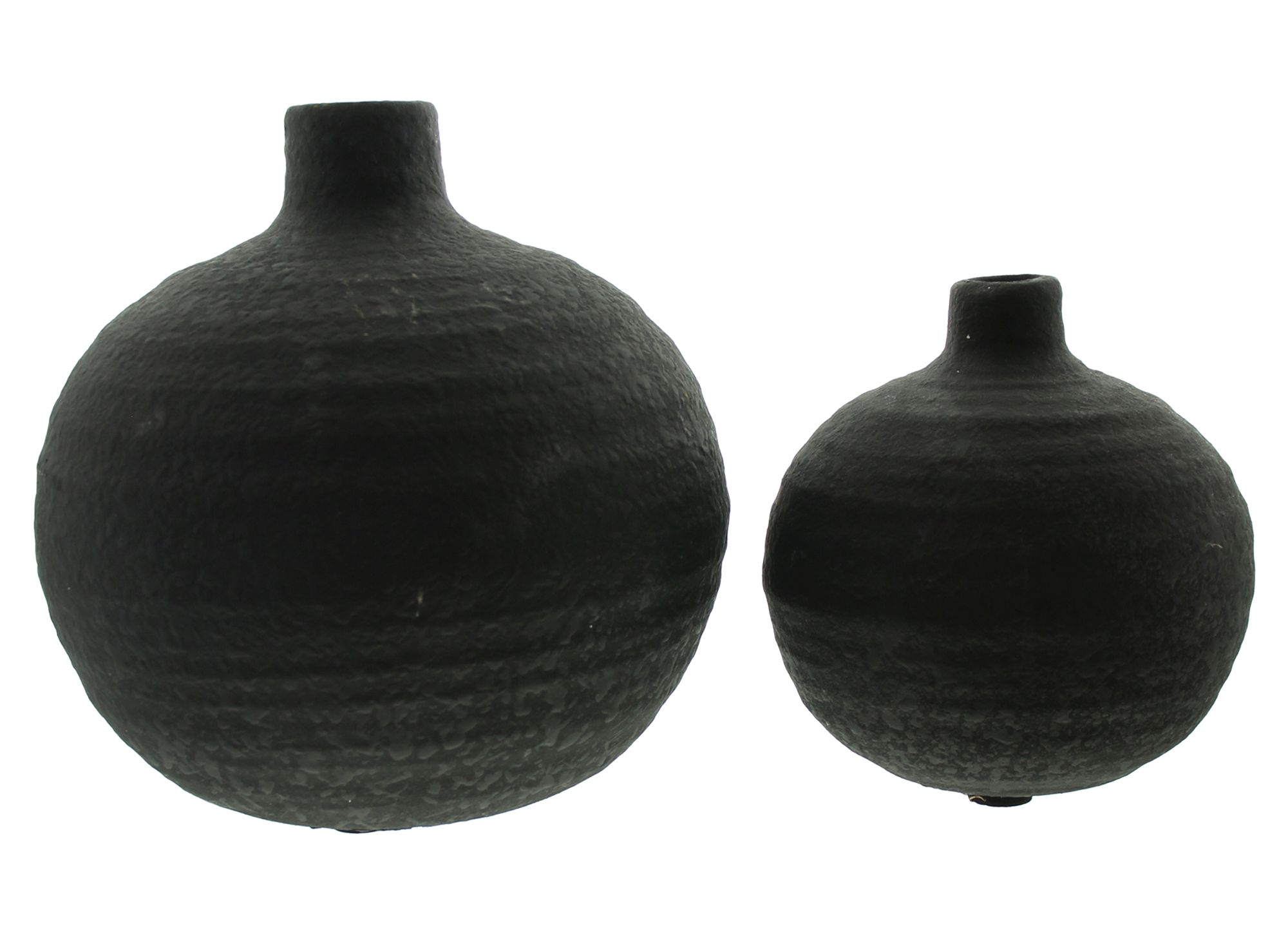 Acheter Lot de 2 vases décoratifs "noir"  dans la boutique en ligne de Frank Flechtwaren